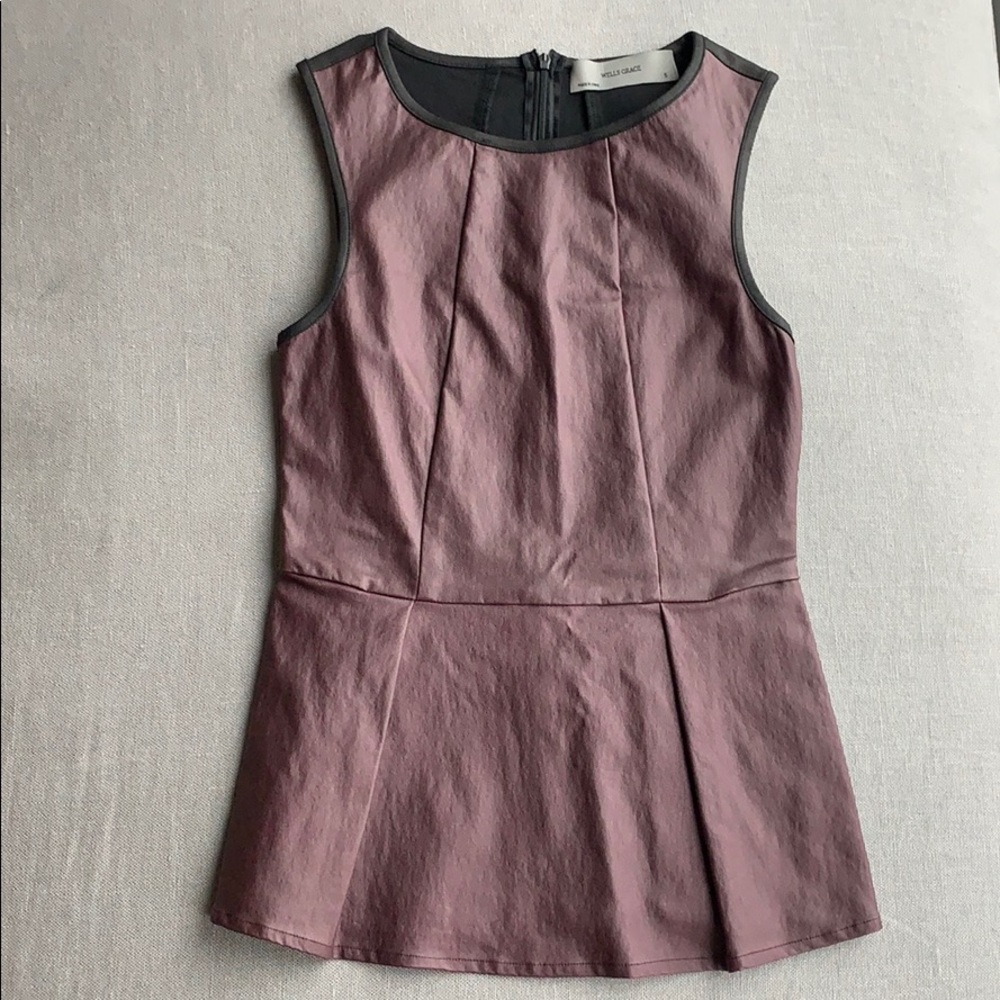 Vegan Leather top